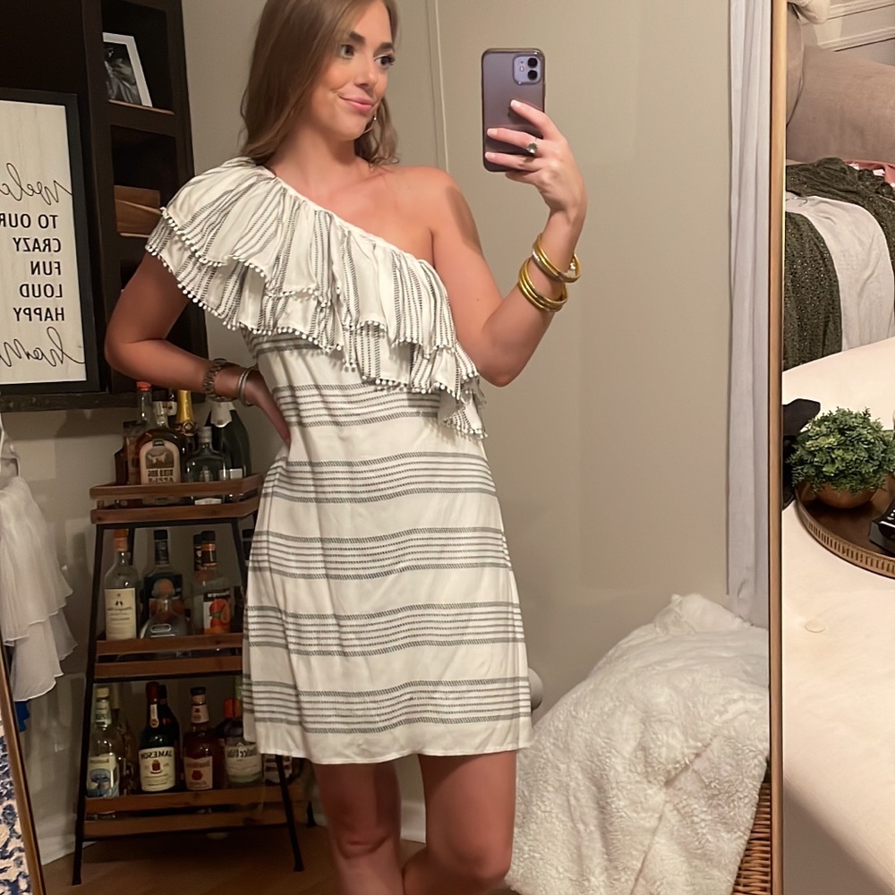 Saks Fifth Avenue One Shoulder Dress